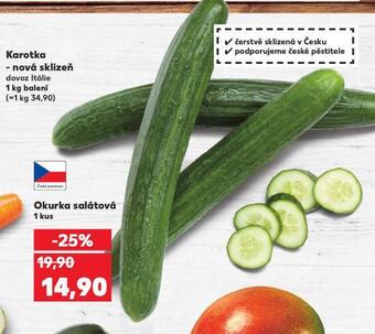 Kaufland Okurka salátová nabídka