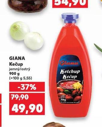 Kaufland Giana kečup nabídka