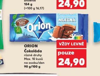 Kaufland Orion čokoláda nabídka