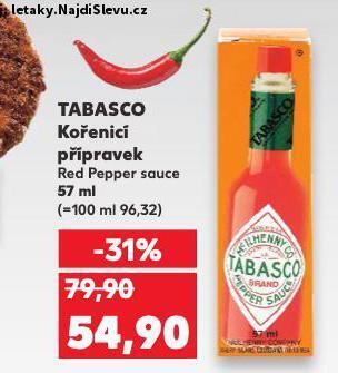 Kaufland Tabasco kořenicí přípravek nabídka