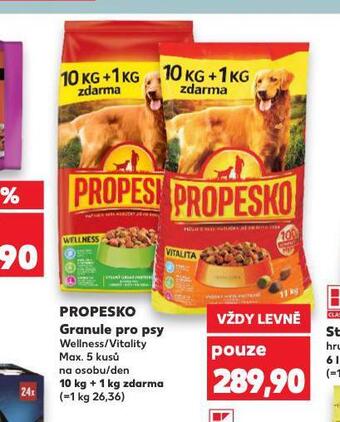 Kaufland Propesko granule pro psy nabídka