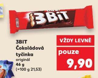 Kaufland 3bit čokoládová tyčinka nabídka