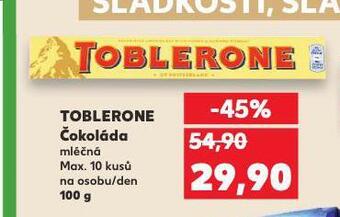 Kaufland Toblerone čokoláda nabídka