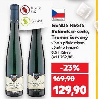 Kaufland Tramín červený nabídka