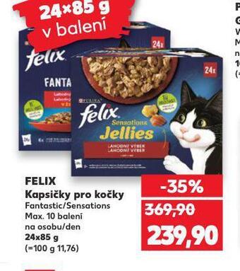 Kaufland Felix kapsičky pro kočky nabídka