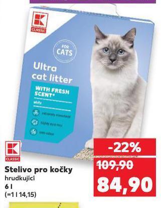 Kaufland Stelivo pro kočky nabídka