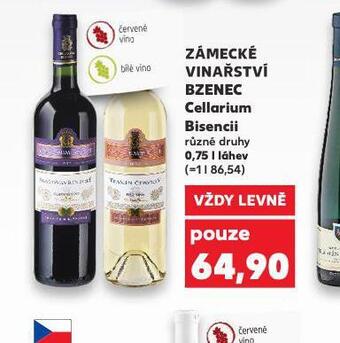 Kaufland Zámecké vinařství bzenec nabídka
