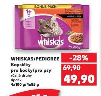 Kaufland Whiskas kapsičky pro kočky nabídka