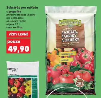 Kaufland Substrát pro rajčata a papriky nabídka