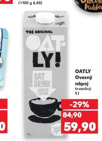 Oatly ovesný nápoj