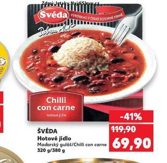 Kaufland Švéda hotové jídlo nabídka