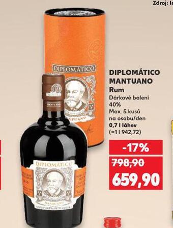 Kaufland Diplomático mantuano nabídka