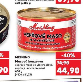 Kaufland Vepřové maso meining nabídka