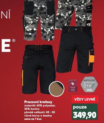 Kaufland Pracovní kraťasy nabídka