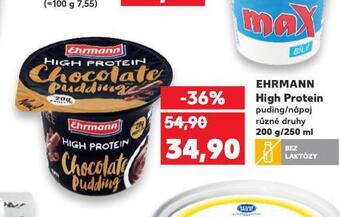 Kaufland Ehrmann high protein nabídka