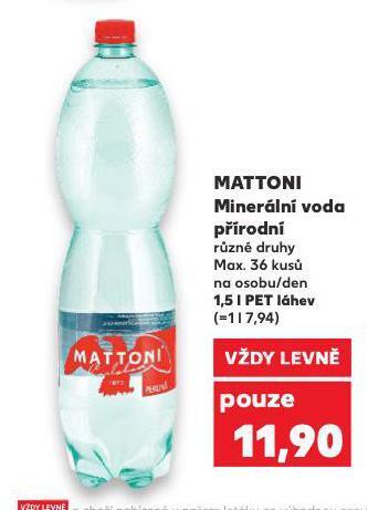 Kaufland Mattoni nabídka