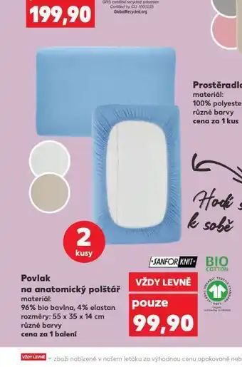 Kaufland Povlak na anatomický polštář nabídka
