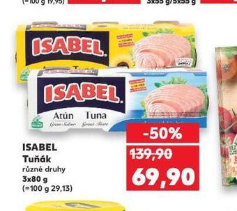 Kaufland Isabel tuňák nabídka