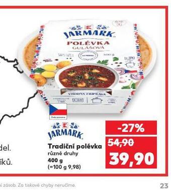 Kaufland Tradiční polévka nabídka