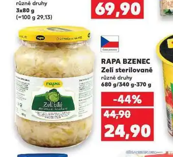 Kaufland Zelí sterilované nabídka