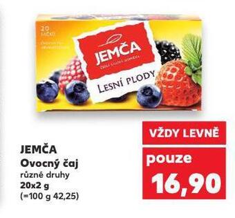 Kaufland Jemča čaj nabídka