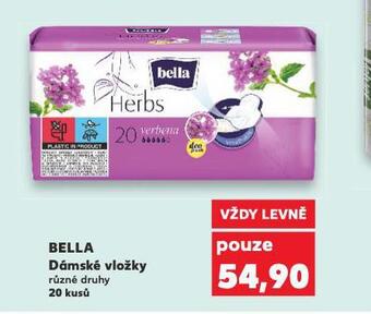 Kaufland Bella dámské vložky nabídka