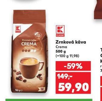 Kaufland Zrnková káva nabídka