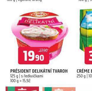 Terno Président delikátní tvaroh nabídka