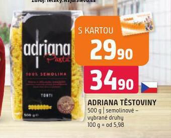 Terno Adriana těstoviny nabídka