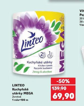Kaufland Linteo kuchyňské utěrky nabídka