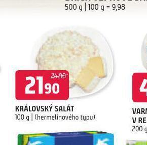 Terno Královský salát nabídka