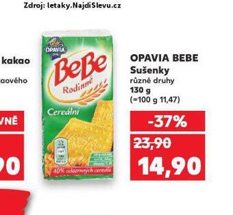 Kaufland Opavia bebe sušenky nabídka