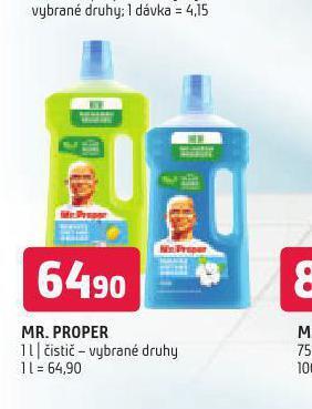Terno Mr. proper čistič nabídka