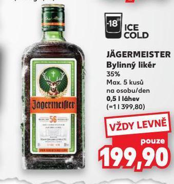 Kaufland Jagermeister nabídka