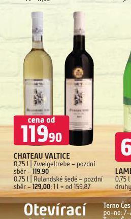 Terno Chateau valtice rulandské šedé nabídka