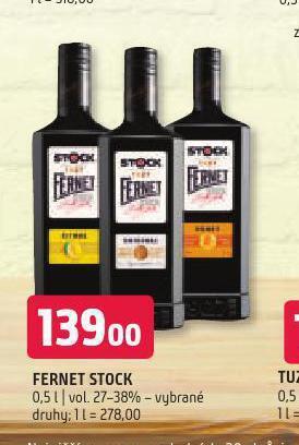 Terno Fernet stock nabídka