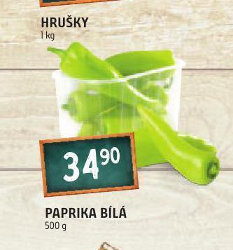 Terno Paprika bílá nabídka