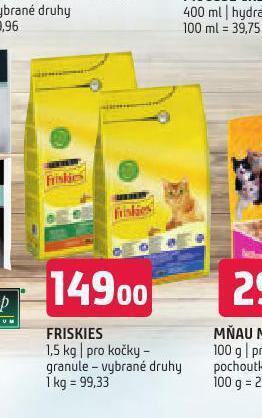 Terno Friskies granule pro kočky nabídka