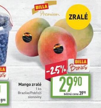 Billa Mango nabídka
