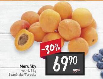 Billa Meruňky nabídka