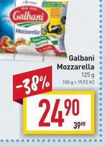 Billa Galbani mozzarella sýr nabídka
