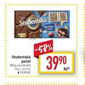 Billa Studentská pečeť nabídka