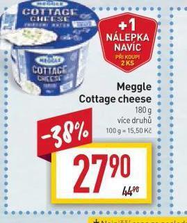 Billa Meggle cottage cheese nabídka
