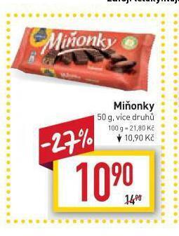 Billa Miňonky nabídka