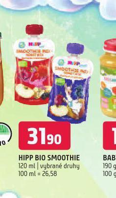 Terno Hipp bio smoothie nabídka