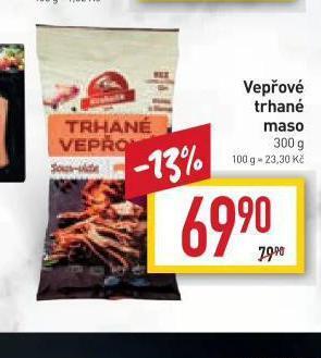Billa Vepřové trhané maso nabídka