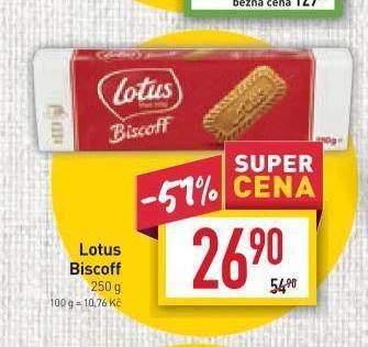 Billa Lotus biscoff sušenky nabídka