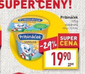 Billa Pribináček nabídka