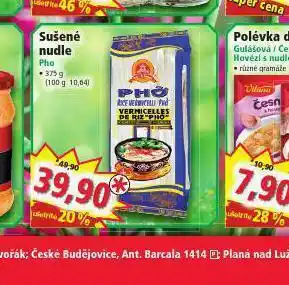 Norma Sušené nudle nabídka