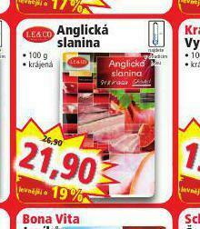 Norma Anglická slanina nabídka